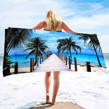 Load image into Gallery viewer, Palm Tree Beach Towels
