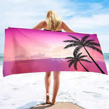 Load image into Gallery viewer, Palm Tree Beach Towels
