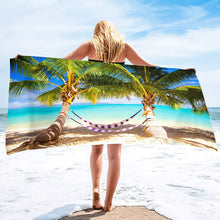 Load image into Gallery viewer, Palm Tree Beach Towels
