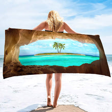 Load image into Gallery viewer, Palm Tree Beach Towels
