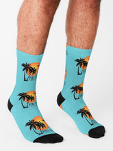 Load image into Gallery viewer, PURA VIDA Costa Rica Sunny Palms Socks
